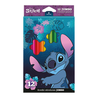pastelky Jumbo Colorino trojhranné Stich - 12 barev
