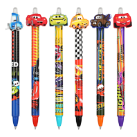 gumovatelné pero Colorino v displeji Cars