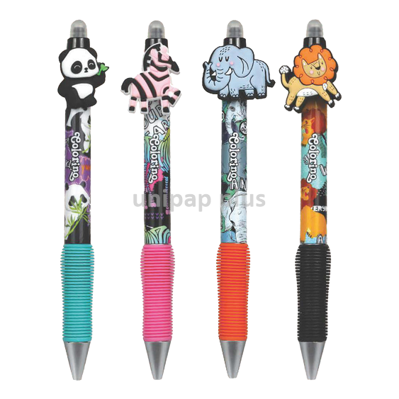 gumovatelné pero Colorino s gripem ZOO