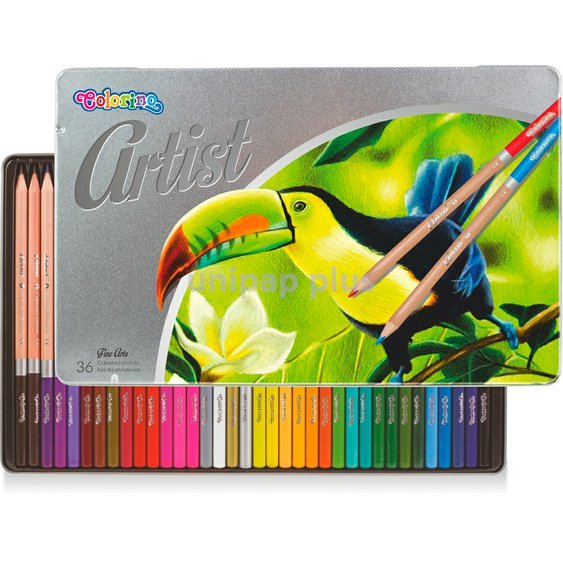 pastelky Colorino Artist v plechu 36 barev