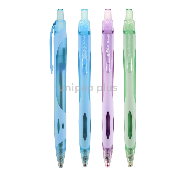 kuličkové pero Active, transparentní 4 barvy v displeji