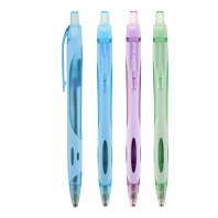 kuličkové pero Active, transparentní 4 barvy v displeji