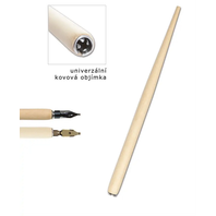 násadka dřevěná s kovovou kleštinou 2293