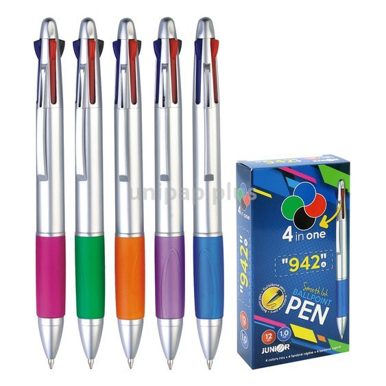 kuličková tužka 4 barevná