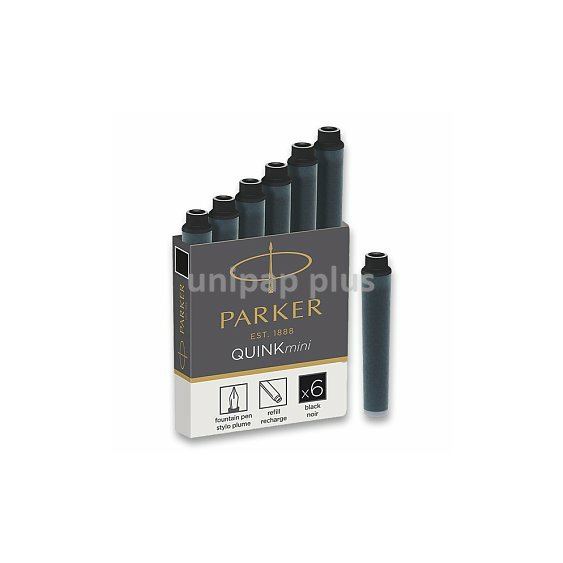 bombičky Parker mini černé 6 ks