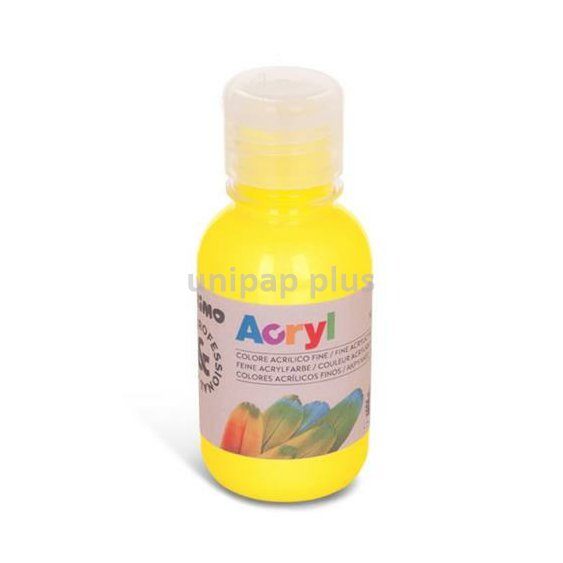barva akrylová Primo 125 ml střední žlutá