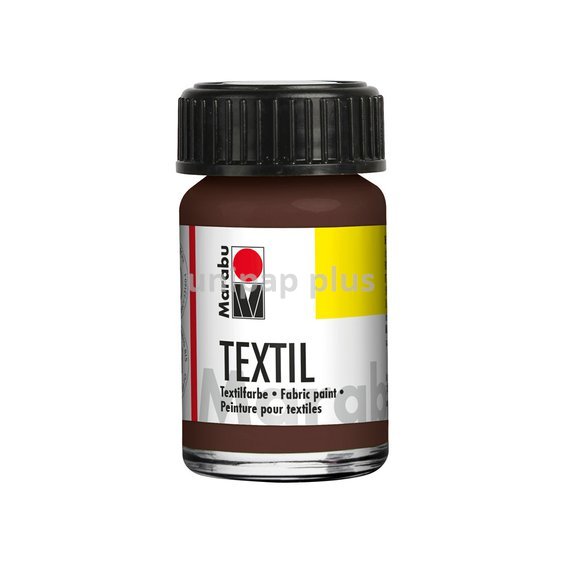 barva Marabu textil 045 hnědá tmavá 15 ml