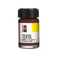 barva Marabu textil 045 hnědá tmavá 15 ml