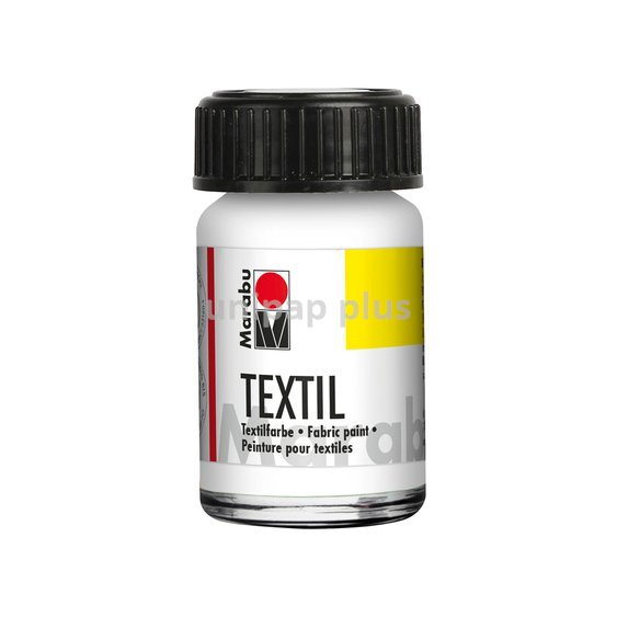 barva Marabu textil 070 bílá 15 ml