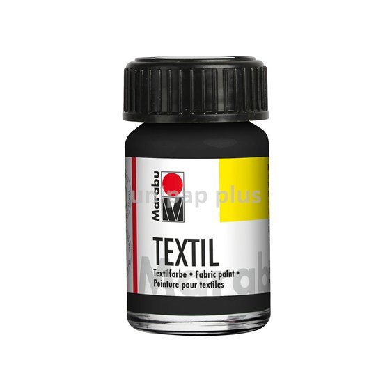 barva Marabu textil 073 černá 15 ml