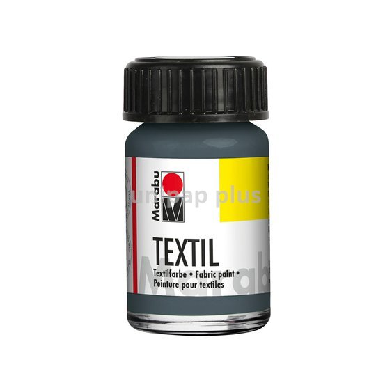 barva Marabu textil 078 šedá 15 ml