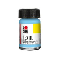 barva Marabu textil 090 modrá světlá 15 ml