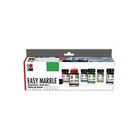 sada barvy Marabu easy marble 6 x 15 ml