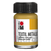 barva Marabu textil 784 metallic zlatá 15 ml