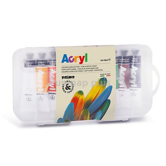 barvy akrylové Primo 10 x 18 ml