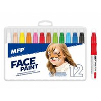 barvy na obličej MFP 12 ks set
