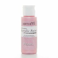 barva akrylová 59 ml perleťová - růžová