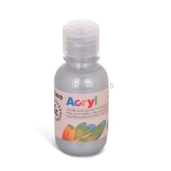 barva akrylová Primo 125 ml stříbrná