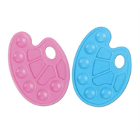 paleta malířská plastová  barevná