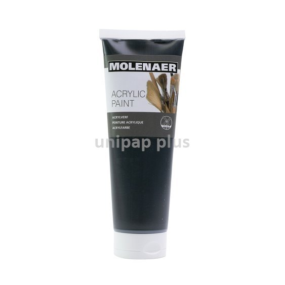 barva akrylová Molenaer 250 ml černá