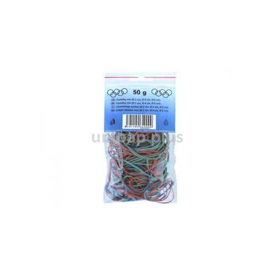 gumičky kancelářské 50 g 60 mm
