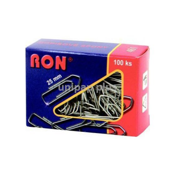 dopisní spony RON 461 šípové 25 mm 100 ks