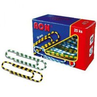 dopisní spony RON 473 oblé barevné 50 mm 25 ks