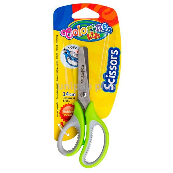 nůžky Colorino dětské 14 cm asymetrické