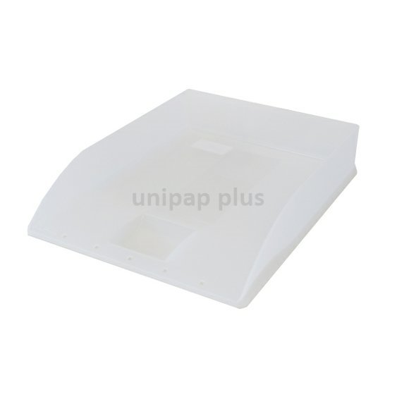 odkladač Herlitz Standard bílý transparentní