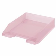 odkladač Herlitz Standard rose transparentní