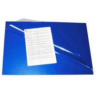podložka na stůl 67 x 44 cm s průhlednou deskou modrá