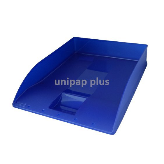 odkladač Herlitz Standard modrý transparentní