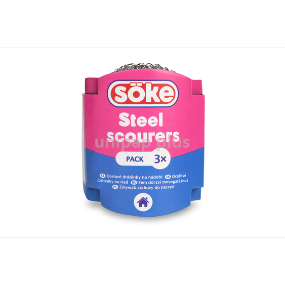 drátěnka na nádobí Söke kovová 3 ks
