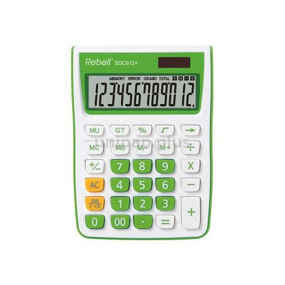 kalkulátor Rebell SDC 912+ zelený