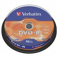 DVD-R 4,7 GB Verbatim 10 ks spindl