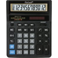 kalkulátor Rebell BDC 712 černo-stříbrná