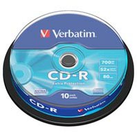 CD-R 700 MB Verbatim 10 ks spindl