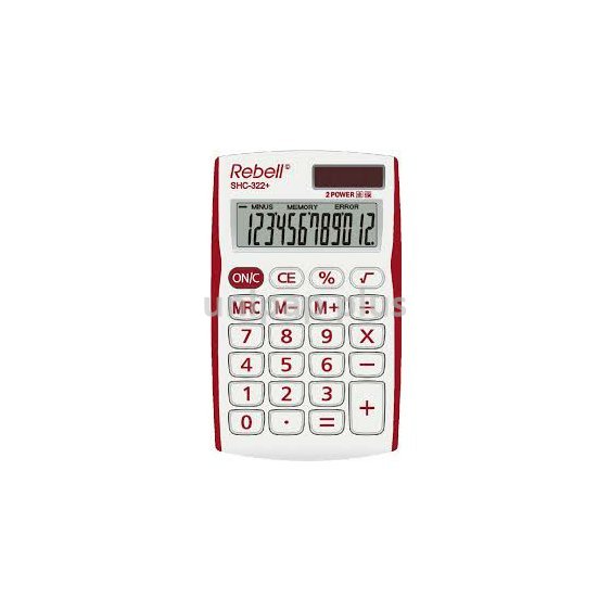 kalkulátor Rebell SHC 312 červený