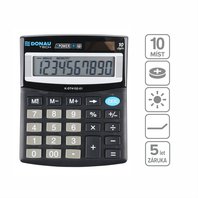 kalkulačka Donau 4102,10 číslic,stříbrná