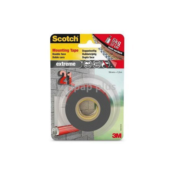 lepící páska Scotch 19 mm x 1,5 m montážní supersilná