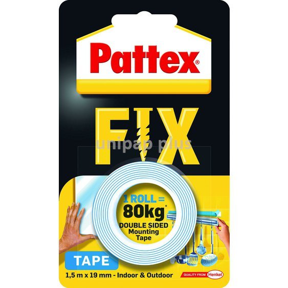 lepící páska oboustranná Pattex Super fix 1,5 m 80 kg
