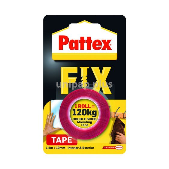 lepící páska oboustranná Pattex Power fix 1,5 m 120 kg