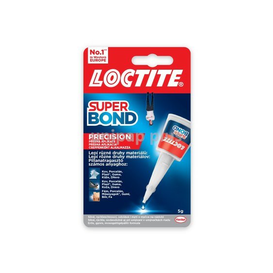 lepidlo sekundové Loctite Super Bond Precision 5 g