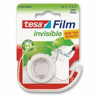 lepící páska popisovatelná Tesa Invisible 19 mm x 10 m + odvíječ