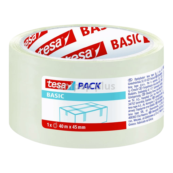 lepící páska 40 mm x 45 m Tesa transparentní