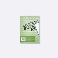 blok A5 čtvereček Bobo kroužkový