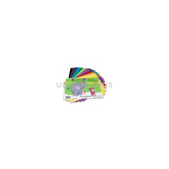 kreslící karton A4 180 g 60 listů mix 12 barev