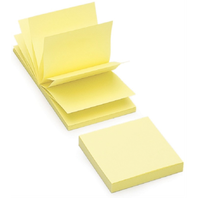 bloček samolepící 75 x 75 mm cik-cak 100 listů žlutý