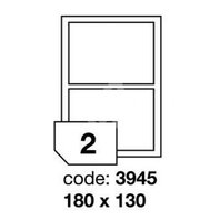 samolepící etiketa A4 R0100 bílá 180 x130 mm 2 etiket 100 ks