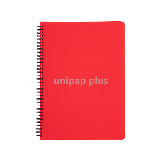 Twin wire blok A5 PP Classic červená